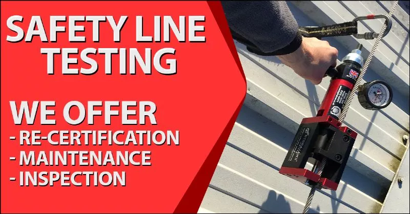 Safety Line Testing Grantham Industrial Roofing - Grantham, Lincolnshire